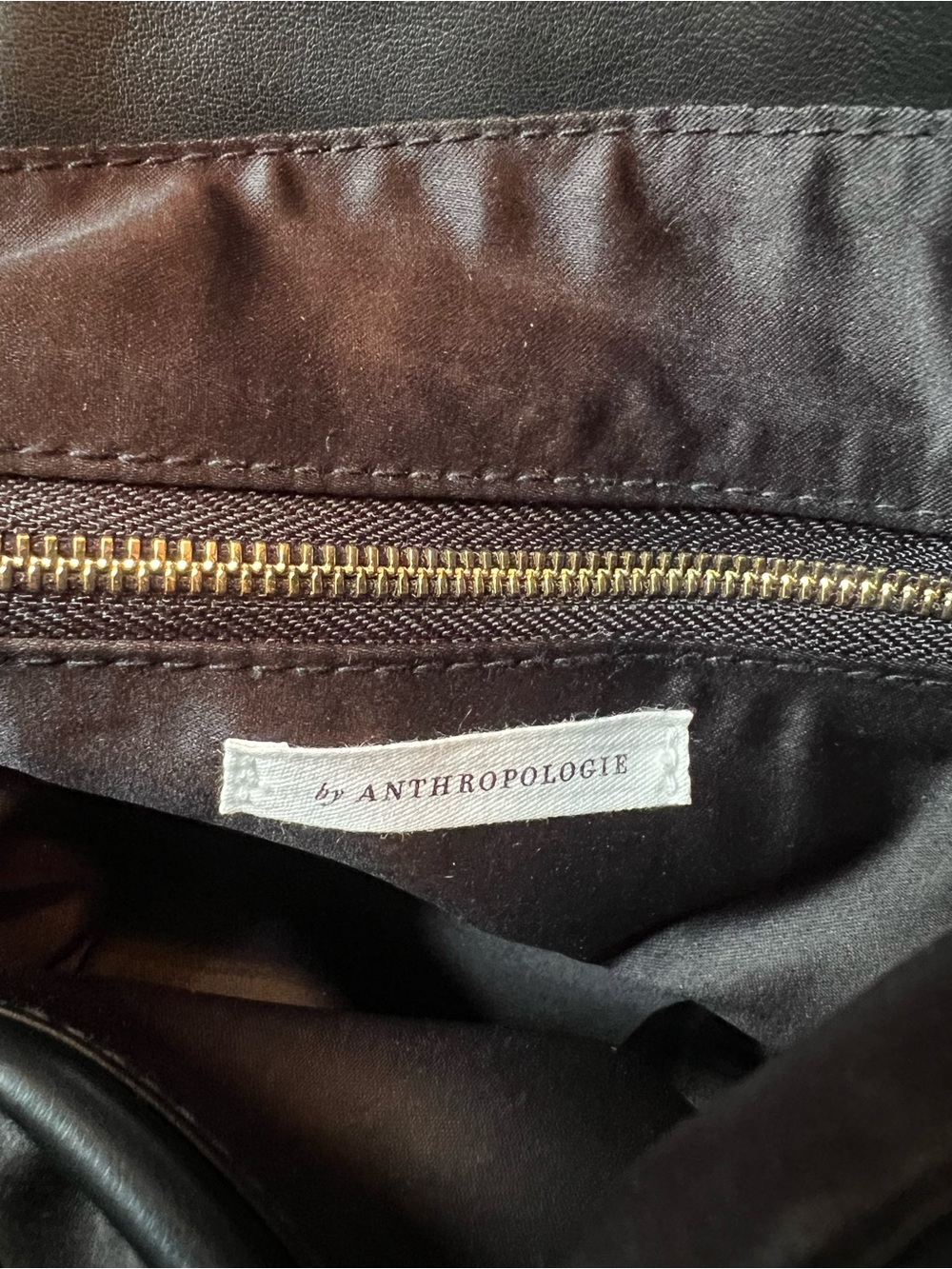 Anthropologie Black AOTA Twist Tie Top Handle Bucket Bag Crossbody - Picture 8 of 13